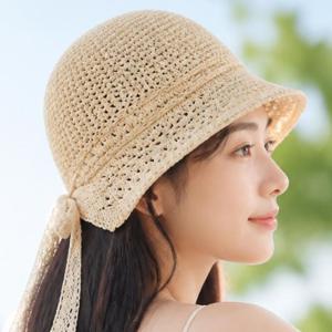 여성여름모자 빅사이즈버킷햇 벙거지 엄마 돔햇 뜨개 휴양지