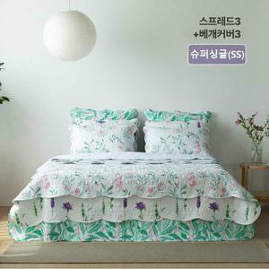 [26SS/최신상/메종노아]SS 속건워싱 시어서커 스프레드3장+베개커버 세트3장 총6종 SS(슈퍼싱글/양면)