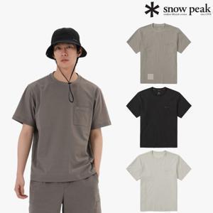 스노우피크 남성 에어 퀵드라이 반팔 티셔츠 (S25MMTTS14)