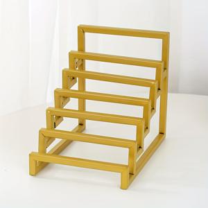 TEMU 핸드백 메탈 디스플레이 스탠드, 6단 메탈 지갑 랙, 지갑 매장, 서재 컬렉션 및 보관 등에 적합