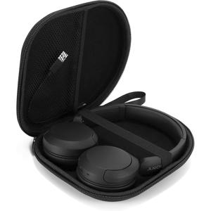 TEMU 충격방지 EVA 하드쉘 헤드폰 보관 케이스 - 휴대용 블루투스 헤드셋 보관 케이스, JBL Tune 510BT, JBL Tune 520BT/670NC Live 460NC, Sony WH-CH520/510, 이어폰 휴대용 여행 케이스 대형 헤드폰 지퍼백, 여행 정리함 블랙