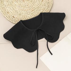 TEMU 신상 로코코 여성용 탈착식 칼라, 패션 숄더 레이스 탈착식 칼라 장식, 엣지 숄 칼라 타이 장식, 여성 액세서리