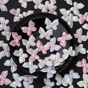TEMU 50 Mixed Color AB Bows 아름다운 손수 DIY 패치 장식 보석 만들기, 모자, 헤어 액세서리, 의류, 공예 장식에 적합합니다