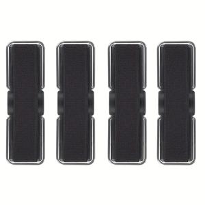 TEMU 4pcs HXCD 폰 그립 스트랩 스탠드 포함 - 아이폰, 삼성 및 대부분의 스마트폰용 방지 슬립 손가락 킥스탠드 홀더, 내구성 있는 플라스틱 폰 케이스 보호대, 스마트폰 보호, 생동감 있는 폰 스트랩, 텍스처드 그립