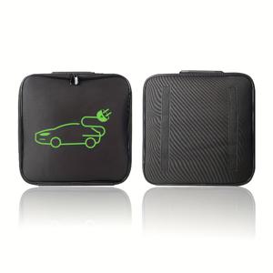TEMU 대용량 EV 충전기 정리 가방 - 10.0-15.0미터 케이블용 나일론 보관 가방, 휴대용 전기차 충전 액세서리, 휴대 간편한 컴팩트 디자인. 보관 가방. 차량용 충전 케이블 정리 가방