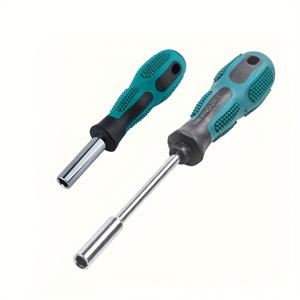 TEMU 2개 비트 드라이버 핸들 | 1/4인치 마그네틱 스크루드라이버 비트 홀더, 6.35mm 육각 비트 연장, 미끄럼 방지 너트 드라이버 포함, 철 재질, SPORTULI 브랜드