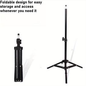 TEMU HY300/ YG300-110/ 160/ 210Cm 높이 조절 가능 프로젝터 삼각대 스탠드, 튼튼한 커넥터, 프로젝터 및 카메라용 휴대용 바닥 삼각대 | 크리스마스, 추수감사절 & 생일 선물