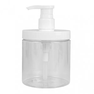 TEMU 로션 샴푸 크림 화장품용 넓은 입구 펌프형 500ml 투명 샴푸 디스펜서 병