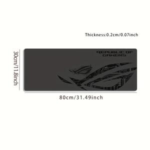 TEMU 1개 대형 게이밍 마우스 패드 - 회로 기판 디자인과 미끄럼 방지 고무 베이스 - PC, 컴퓨터, 사무실 및 게이밍 세팅용 확장형 데스크 매트 - 세탁 가능한 표면의 테크 테마 데스크 액세서리, 게이머와 테크 애호가를 위한 이상적인 선물 - 세련된 다크 배경, 내구성 있는 미끄럼 방지 표면
