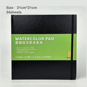 TEMU 수채화 스케치북 9X12인치 - 110LB/230GSM 콜드프레스 용지, 44개 무산성 시트, 접착제 바인딩 패드, 수채화 및 혼합 미디어 아트에 적합