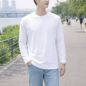 TEMU 텐제로 남녀공용 사계절 매일입는 순면 긴팔면티셔츠 이너티 2컬러 95-110 TZ26TL01