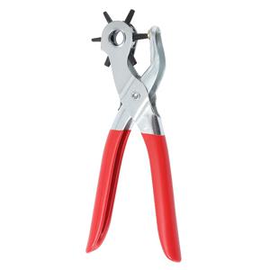 TEMU 수납형 벨트 펀치, 벨트, 가죽, 종용 수동 펀칭기, 원형 및 평면 구멍 펀치 도구