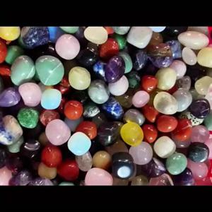 TEMU 천연 수정 마노 타ंब러드 스톤 18개 - 다양한 색상의 광택 있는 불규칙한 보석, 주얼리 제작, 집 장식, 화분 또는 어항 채우기용으로 적합 - DIY 주얼리 장식에서 창의력을 발휘할 수 있는 완벽한 장식용 선물
