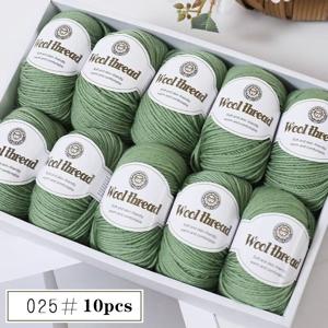 TEMU 10개 호주 양모 원사 [약 500G/팩당 10개 볼], 적당한 두께, 편안한 뜨개질, 부드럽고 따뜻함, 스웨터, 코트, 조끼, 셔울, 스카프, 모자 및 다양한 DIY 니트웨어에 적합
