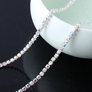 TEMU 200cm 2mm 슈퍼 화려한 골드 체인, 신발 의류 장식, 네일 장식, 선물 상자 휴대폰 케이스 장식 및 기타 DIY 액세서리용