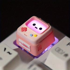 TEMU ESC 키 레트로 게임 콘솔 투명한 핸드메이드 D-패드 기계식 키보드용 키패스