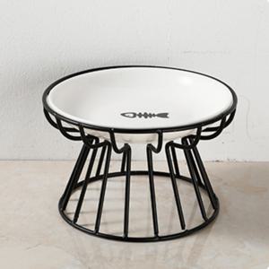 TEMU 세라믹 들고 먹는 고양이 밥그릇 세트 1개, 세척이 쉬운 높은 세라믹 고양이 사료그릇 1개 포함 - 엎지르지 않는 반려동물 그릇, 고양이에게 적합 - 내구성 좋음, 식사 시 목 부담 감소, 고양이를 위한 완벽한 선물. 들고 먹는 고양이 그릇, 세라믹 반려동물 그릇, 목