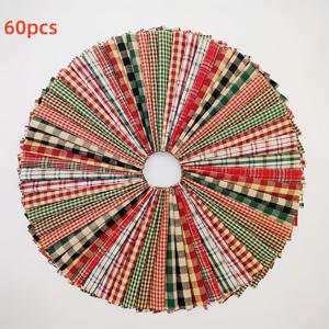 TEMU 15*15Cm/5.9*5.9In 크기의 체크 무늬 원단 60개 묶음. 사분면으로 미리 재단되어 있으며, 생생하고 아름다운 다양한 체크 무늬가 특징입니다. 재봉, 공예, 퀼팅, 스크랩북, 인형 제작, 홈 데코 등에 적합합니다.