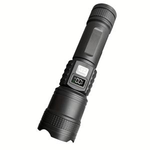 TEMU 강력한 광원 장거리 손전등, 초고휘도의 대형 조절식 망원경 줌 손전등, LED 서치라이트 USB 충전, 낙하 방지 및 잡기 쉬운 손전등, 가정용 비상등, 야외 전술용 손전등, IP65