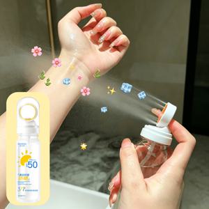 TEMU 377 쿨링 스프레이 뿌리는 선 얼굴 바디 촉촉한 보습 쿨링 효과 메이크업 고정 피부 진정 데일리 페이스 미스트