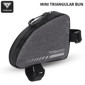 TEMU TOSUOD 자전거 프레임 가방 라이딩 수납 가방 로드 자전거 가방 삼각 파우치 휴대용 컴팩트 라이딩 가방