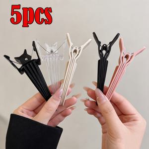 TEMU 루트 볼륨업 클립 5개, 뿌리 볼륨업 스타일링 클립, 심리스 하이크라운 스타일링 클립, 헤어 스타일링 도구, 수동 헤어 컬러, 비전기식, 전원 불필요