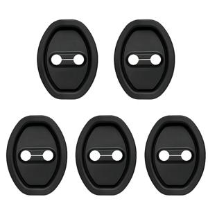 TEMU 차량 도어 잠금장치용 대형 실리콘 패드 5개입. 충격 및 충돌로부터 보호하도록 설계되었으며, 두꺼운 쿠션 구조로 내구성 향상 및 소음 감소를 제공하며 모든 차량 모델과 호환됩니다.