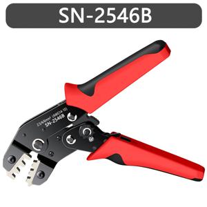 TEMU SN-2546B 태양광 PV 케이블 압착 공구 - AWG 14 (2.5/4/6.0Mm²) 케이블 커넥터용 탄소강 라쳇 압착기, 금속 핸들, 수동 작동, 전원 공급 불필요