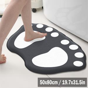 TEMU 두꺼운 만화 플리스 욕실 바닥 매트 홈 목욕 방 흡수 카펫 패드 미끄럼 방지 발판