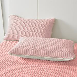 TEMU 시원하고 피부에 친화적인 베개 커버 2개 세트, 빠른 냉각, 48cm X 74cm, 베개 속통 미포함, 여름용 세탁기 사용 가능