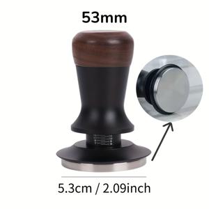 TEMU 51mm 53mm 58mm 커피 탬퍼 일정 압력 탬퍼, 교정된 스프링 장착형 커피 레벨러 바리스타 도구