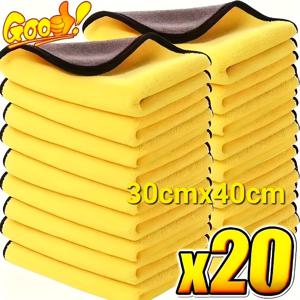 TEMU 30cmX40cm 마이크로화이버 청소천 5개/10개/20개, 다용도 가정용 걸레, 재사용 가능, 주방, 창문 청소천, 가정용 세차 타월, 먼지 제거 천, 차량 관리 타월, 초흡수성, 청소 도구, 크리스마스 청소 도구