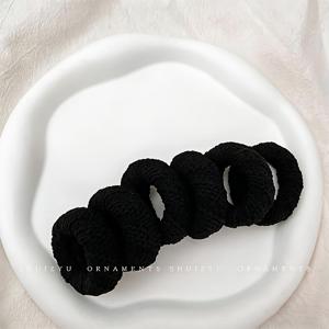 TEMU 6개입 두꺼운 고탄성 헤어 타이