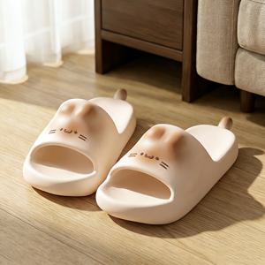 TEMU 여름 여성용 귀여운 만화 경량 슬리퍼, 부드럽고 편안함, 미끄럼 방지 부드러운 밑창으로 가정용, 여성 신발