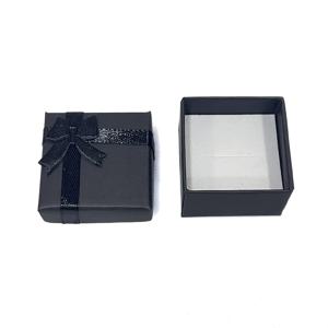 TEMU 24개 다크 텍스처드 미니 링 상자 - 우아한 블랙 & 블루 웨딩 선물 상자, 귀걸이, 보석, 추억 - 내구성 있는 카드보드 보관 및 선물 상자, 보석 상자, 장식 리본 디자인, 튼튼한 구조