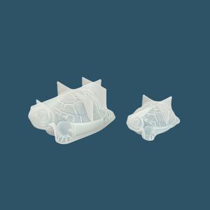 TEMU 2개 3D 거북이 실리콘 몰드, 거북이 클레이 몰드, 석고 몰드, 거북이 양초 몰드, 아로마테라피 석고 장식품, 창의적인 콘크리트 석고 몰드, 석고, 콘크리트 및 레진 공예에 적합, 모던 디자인