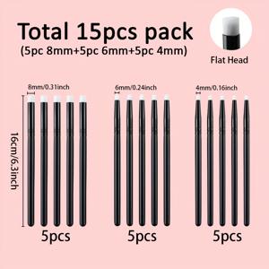 TEMU AlinaCraft 평면/각도 디테일 잉크 블렌딩 브러시 세트, 공예 프로젝트용 4mm/6mm/8mm 헤드 미니 디테일 페인트 브러쉬, 정교한 스텐실 카드 만들기