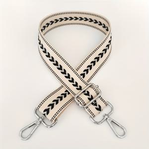 TEMU 여성 가방용 텍스타일 롱 숄더 스트랩, 황금색 및 은색 하드웨어 버클, 조절식 및 넓어진 여행 가방 스트랩, 백팩 스트랩, 수하물 액세서리, 여성 가방용 싱글 숄더 및 크로스백 스트랩, DIY 지갑 제작