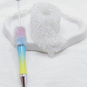 TEMU 1미터 자체 접착 투명 라인스톤 테이프, 폭 2.8cm, 프로젝트(미술, 공예, 의류, 가방, 모자, 신발 장식, 주얼리 제작, 재봉 용품)에서 다리미 접착 장식 글리터 적용에 적합