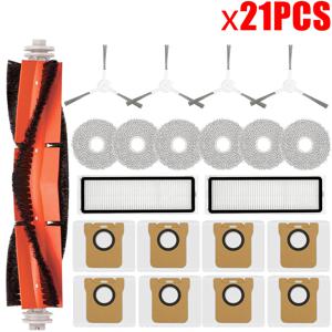 TEMU Xiaomi 로봇 청소기 X20+ X10+ X20 Plus X10 Plus 부품, 메인 사이드 브러시 헤파 필터 걸레 천 먼지 봉투 교체