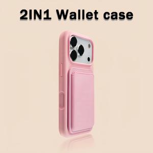 TEMU 휴대폰 케이스 - 아이폰 17 Pro 케이스용, 16용 액체 보호 케이스, 14, 13, 17 Air용 스타일리시 트렌드, 카드 슬롯이 있는 보호 케이스, 2피스 세트, 충격 방지 케이스, 카드 홀더 커버, 패셔너블한 휴대폰 케이스