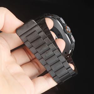 TEMU 2단 마그네틱 스테인리스 스틸 시계 밴드, 삼성 워치 8/8 클래식 울트라 전용. 삼성 42mm, 46mm, 47mm와 호환되는 얇은 메탈 밴드