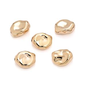 TEMU 2D 플랫 - 50개입 12X 15mm 플라스틱 CCB 비즈 골든 실버 불규칙 플랫 라운드 비즈, 구멍 있는 부드러운 루스 스페이싱 비즈, 장식 비즈 패션 주얼리 제작, 핸드메이드 비즈 목걸이 팔찌 귀걸이 키 체인 추가 재료 공예 수공예