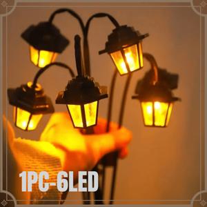 TEMU [2026년 신상] 따뜻한 빛 6-LED 태양광 미니 마당 랜턴 빈티지 야외 랜턴 마당 정원 통로 조명 모조 고대 궁전 스타일 발코니 테라스 장식 축제 분위기 조명 빌라 조경 조명 정원 통로 조명 Ba