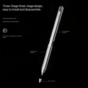TEMU Apple Pencil Pro 및 Pencil 2세대 보호 케이스에 적합, 미끄럼 방지 기능, iPad용, TPU 소재로 필기 경험 향상, 멀티 컬러 보호 커버 미끄럼 방지 펜 커버, 풀 인클루시브 스플릿 디자인