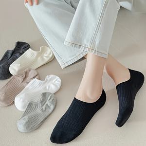 TEMU 일본식 한국식 심플 인비저블 양말 6켤레 편안한 오롬매치