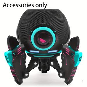 TEMU Echo Dot 스탠드/테이블 마운트 - Echo Dot 4세대/5세대 및 Homepod Mini와 호환되는 장식용 홀더, 완전 조절 가능한 브래킷이 있는 휴대용 디자인 액세서리 (스피커 미포함)
