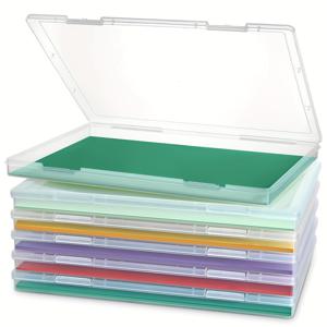 TEMU 투명 사진 보관 상자 5개 세트입니다. 크기는 5.5인치 x 7.5인치입니다. 사진, 카드, 공예품 보관에 적합하며 졸업, 개학, 생일 선물로 완벽합니다.