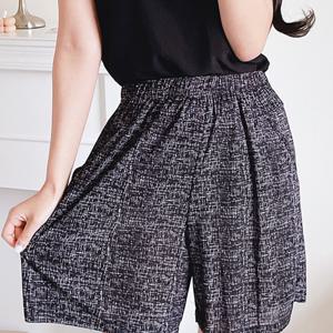 TEMU [파라고나] 얼음처럼 시원한 냉장고 반바지 아이스 쿨링 밴딩 쇼츠 남녀공용_스크래치패턴
