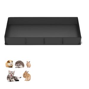 TEMU 양봉 케이지 라이너, 한 손 해제 후크 및 두꺼운 코너, 120 X 60 Cm, 세척 가능한 매트 (케이지 제외), C 및 C 격자 양봉 토끼 서식지, 토끼 케이지 라이너, 울타리 없음